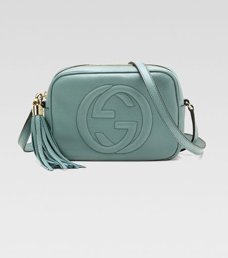 Gucci Soho Leather Disco Bag Pool Water in Green (natural) | Lyst