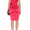 Karen Millen Extreme Waterfall Satin Dress in Pink (fuchsia) - Lyst
