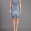Mcq By Alexander Mcqueen Kaleidoscope Print Dress in Multicolor (blue) - Lyst