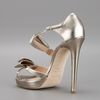 Oscar De La Renta Lanabow Sandal Pump in Gray (grey) - Lyst