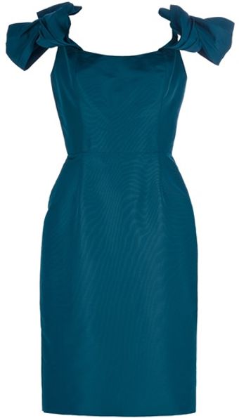 Oscar de la Renta Silk Dress - Lyst