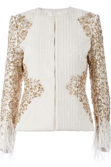 Prabal Gurung Fitted Sequin Jacket - Lyst