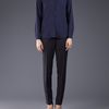 Sachin & Babi Leather Collar Shirt in Blue (midnight) - Lyst