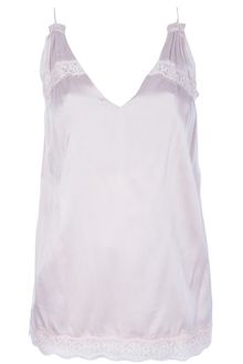 Schumacher Lace Detail Vest Top - Lyst