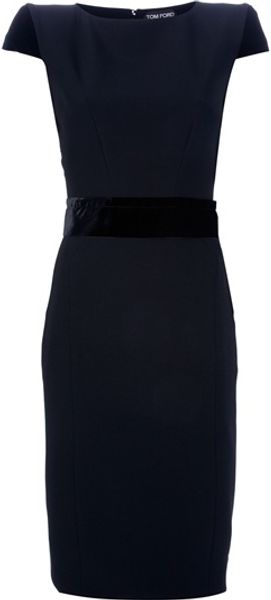 Tom Ford Capped Sleeve Dress - Lyst