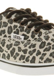 Vans Authentic Lo Pro Leopard Suede Grey - Lyst