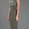 Victoria Beckham Sleeveless Pencil Dress in Khaki - Lyst