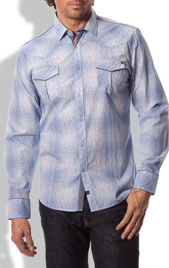 7 Diamonds Land Beyond Woven Shirt - Lyst
