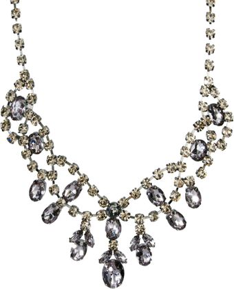 Asos Premium Jewelled Bib Necklace - Lyst