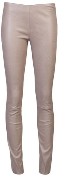 Drome Skinny Leather Trouser - Lyst