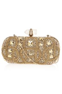 Marchesa Lily Embroidered Clutch Bag - Lyst