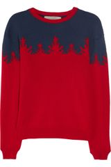 Preen Merino Wool Intarsia Sweater