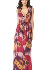 Rachel Pally Long V Neck Caftan