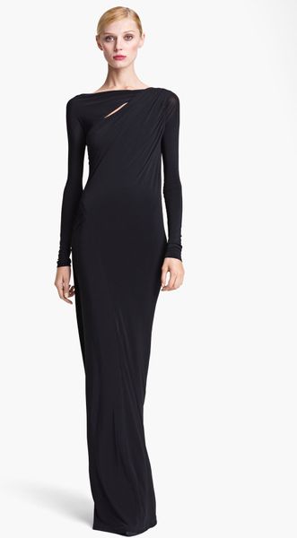 Donna Karan New York Collection Jersey Column Gown - Lyst