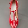 Maison Martin Margiela T Bar Pump in Red - Lyst