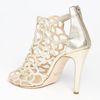 Oscar De La Renta Gladia Cage Sandal in Pink (gold) - Lyst