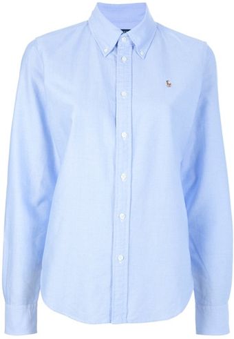 Ralph Lauren Blue Label Button Down Shirt - Lyst