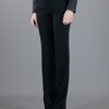 Alexander Mcqueen Silk Piping Straightcut Trouser in Black - Lyst