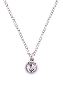 Karen Millen Karen Millen Short Crystal Ball Pendant - Lyst