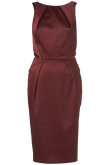 Topshop Origami Satin Shift Dress - Lyst