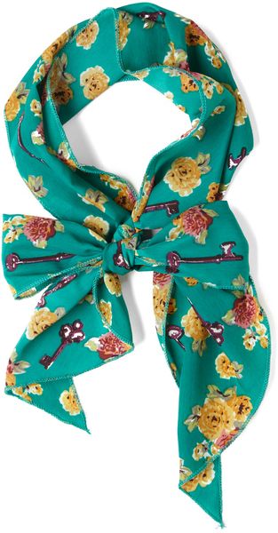 ModCloth Head Shoulders Keys and Toes Scarf - Lyst