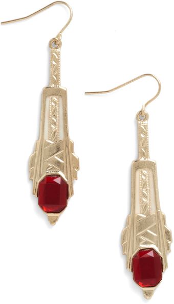 ModCloth High Rise and Shine Earrings - Lyst