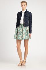 RED Valentino Meadow Print Skirt