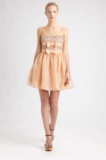 RED Valentino Embellished Tank Dress - Lyst