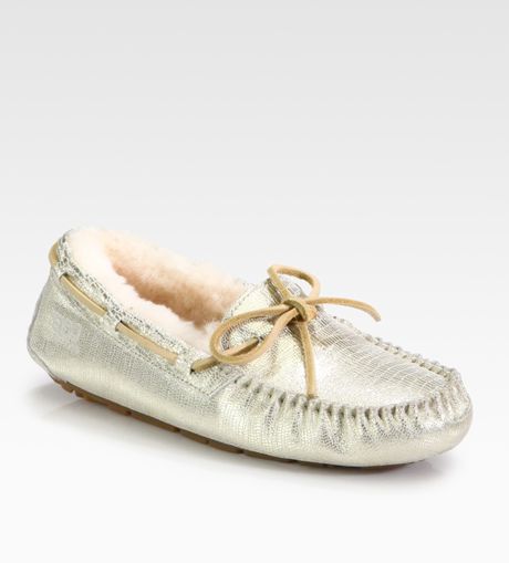 womens gold ugg slippers