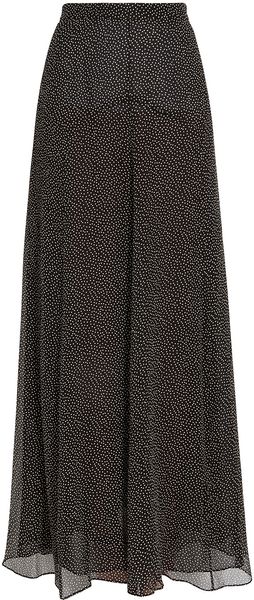 10 Crosby by Derek Lam Silk Polka Dot Maxi Skirt - Lyst