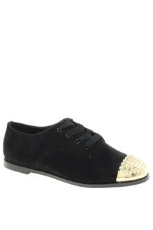 Asos Asos Millie Flat Shoes with Metal Toe Cap - Lyst
