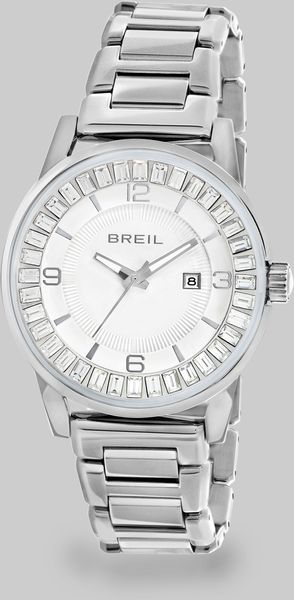Breil Swarovski Crystal Stainless Steel Watch - Lyst