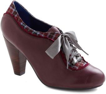 ModCloth The Estate Of Things Heel in Plum - Lyst