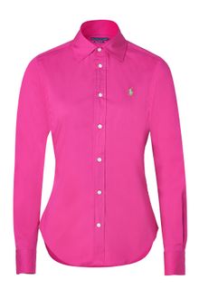 Ralph Lauren Stretch Cotton Poplin Carissa Shirt - Lyst