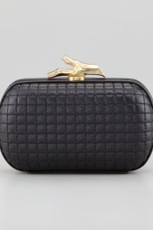 Diane Von Furstenberg Lytton Quilted Leather Clutch Bag - Lyst