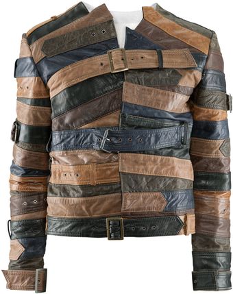 H&M Leather Jacket - Lyst