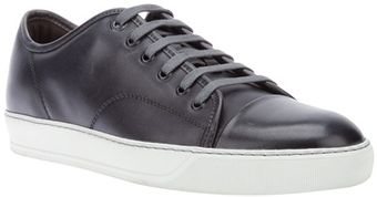 Lanvin Polished Calf Leather Sneaker - Lyst