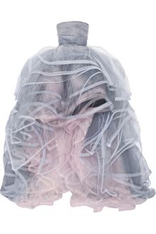 Oscar de la Renta Layered Tulle Gown - Lyst