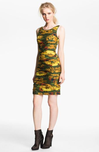 Rachel Zoe Maddy Ruched Silk Dress - Lyst
