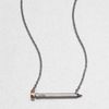 A.l.c. Heartshaped Nail Necklace in Silver (rose) - Lyst