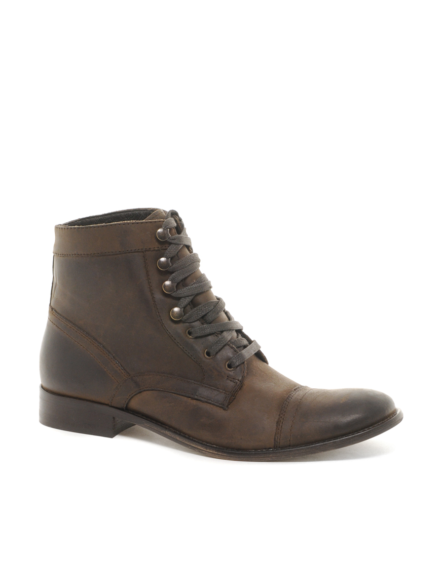 Aldo Klepac Leather Boots in Brown for Men | Lyst