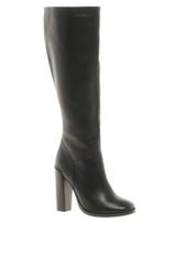 Asos Asos Cinnamon Leather Knee High Boots