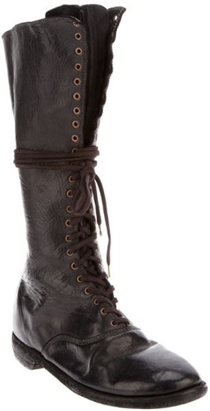 Guidi Long Laceup Boot - Lyst