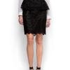 Mango Lace Peplum Skirt in Black - Lyst