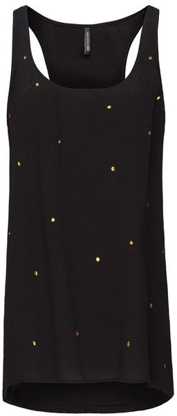 Mango Metal Embellished Top - Lyst