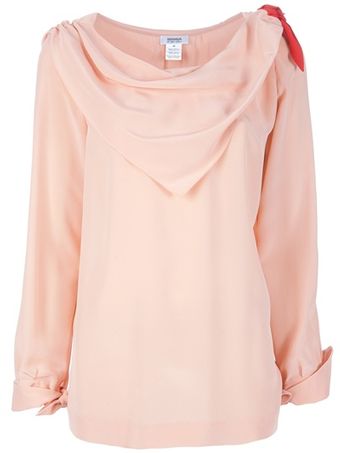 Sonia By Sonia Rykiel Cowl Neck Blouse - Lyst