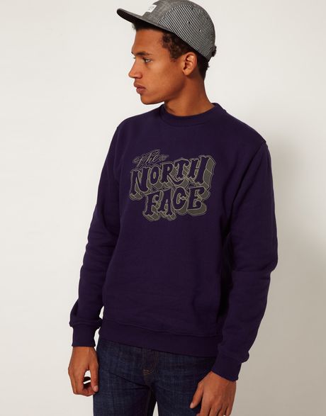 north face crew neck sweater