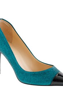J.Crew Everly Cap Toe Glitter Pumps - Lyst