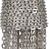 Oscar De La Renta Silver Tone Chain Tassel Clip Earrings in Silver - Lyst