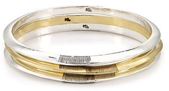 Ralph Lauren  Textured Bangles Set Of Three - Lyst